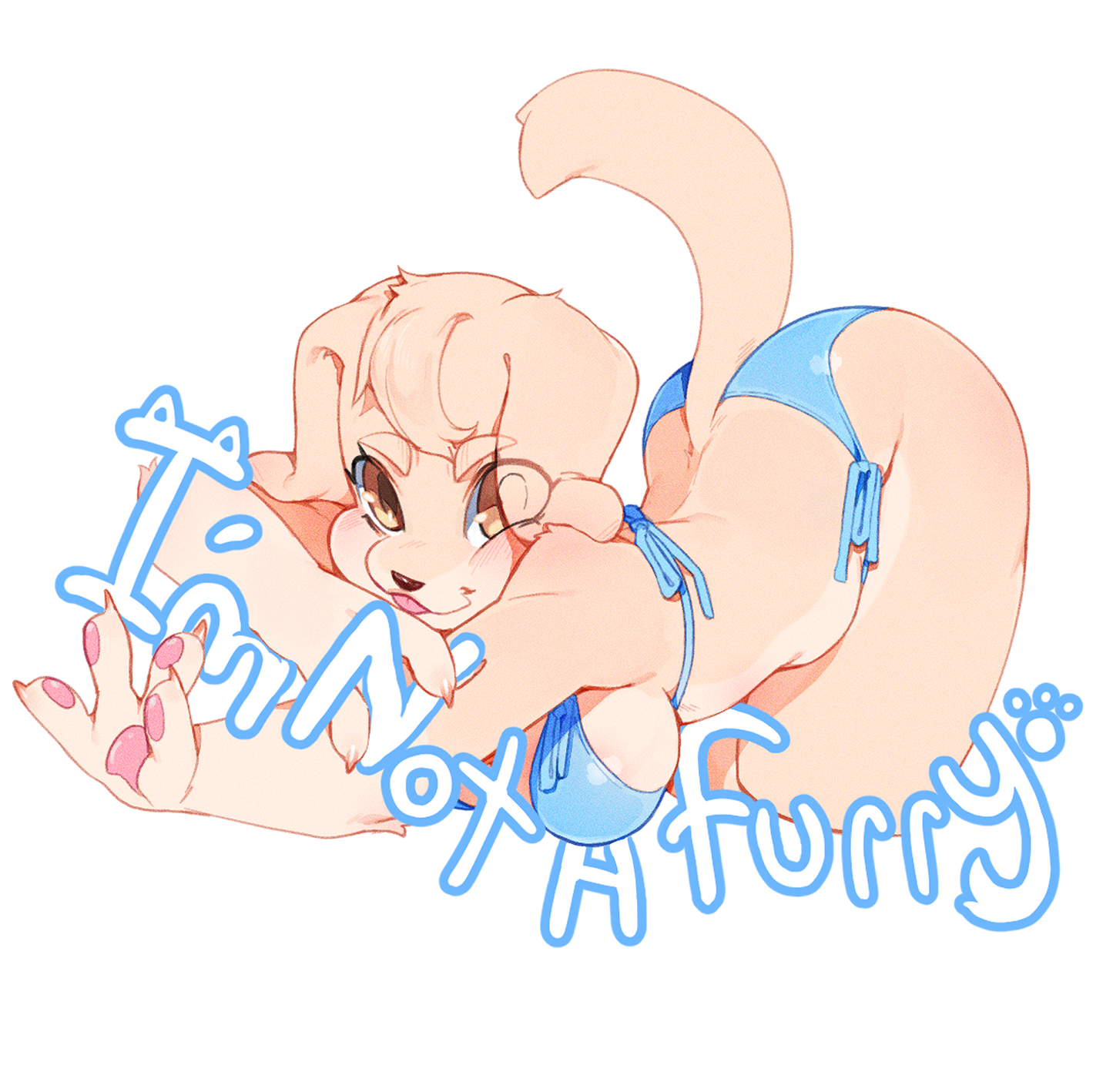 Not A Furry Stickers