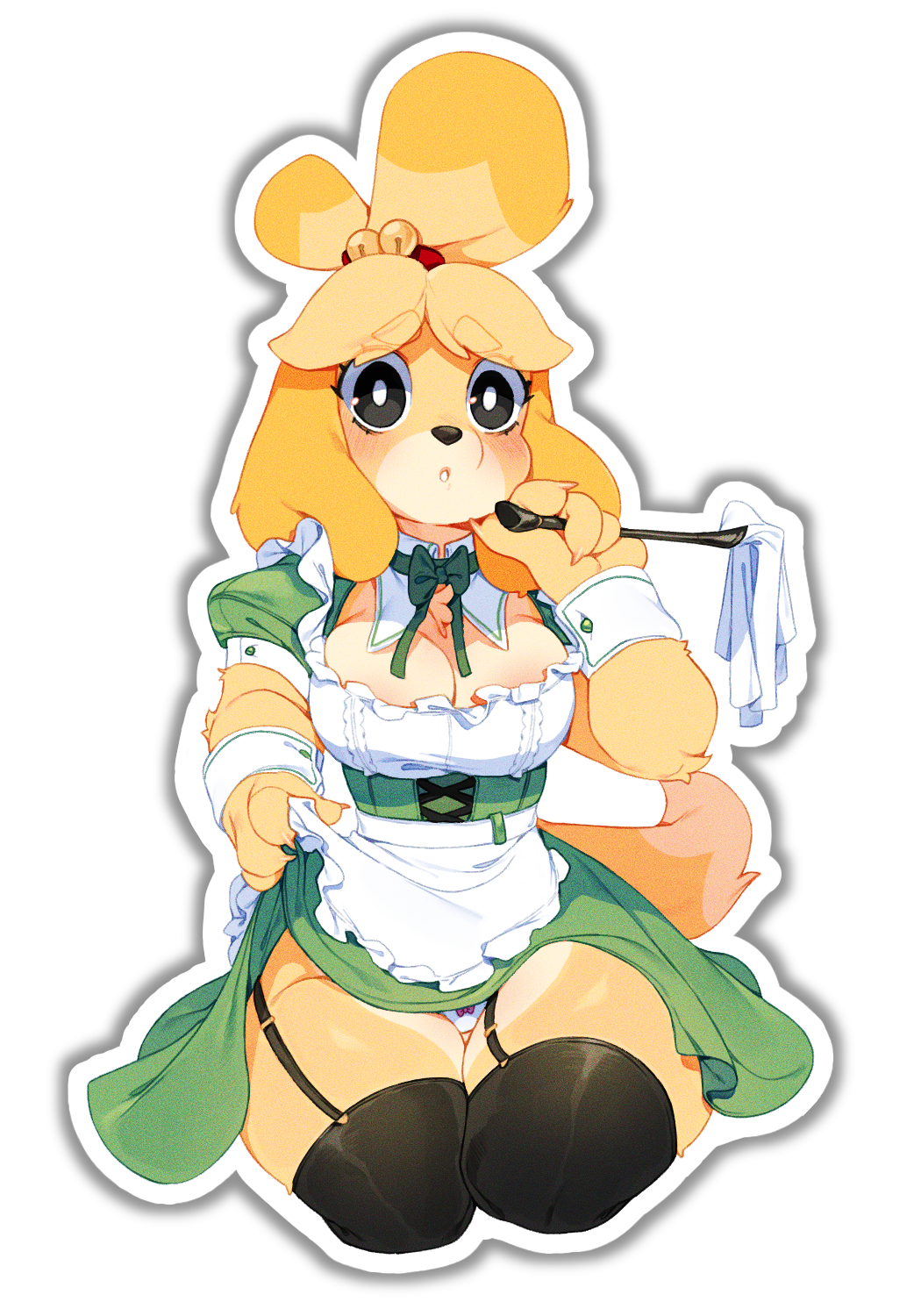 Maid Isabella Sticker