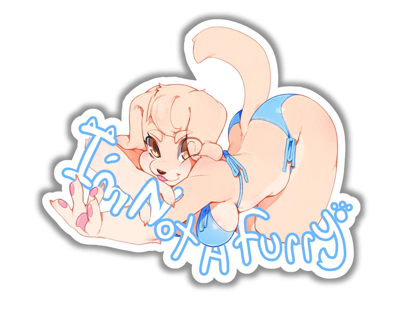 Not A Furry Stickers