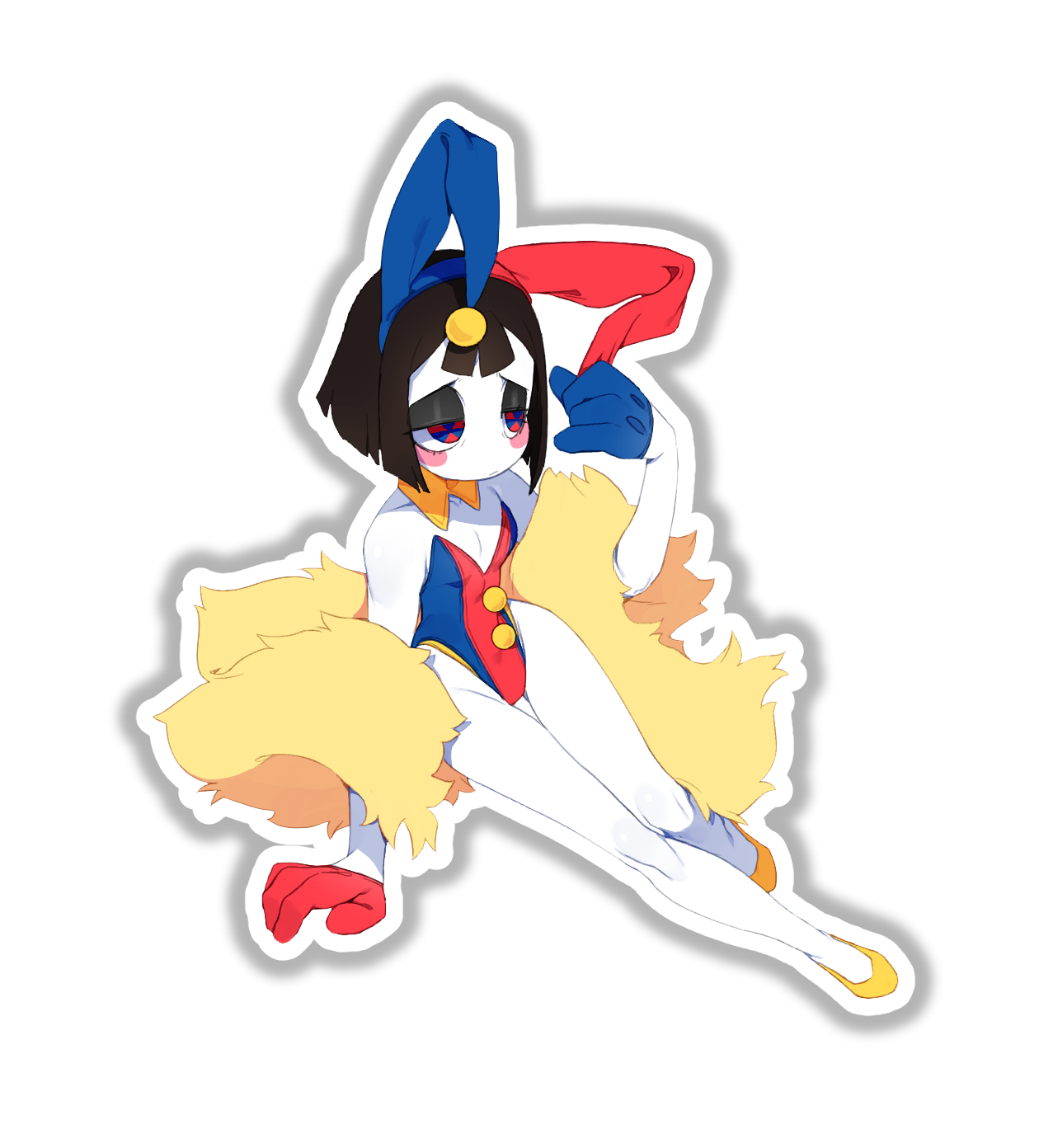 Bunny Pomni Sticker